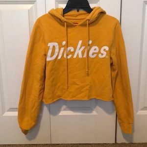 Yellow Dickies Women’s Cropped Sweatshirt